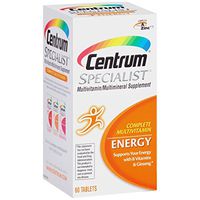 Centrum Specialist Energy Complete Multivitamin Supplement (60-Count Tablets) by Centrum
