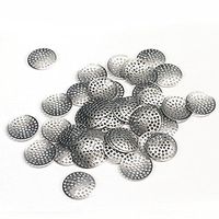 10 Beamer Ultra Premium Curved 304 Stainless Steel Concave Screens. for Tobacco Smoking Bowl Pipes 0.591 Inch Size (15mm) Higher Burning Point. Compare to Brass, Mesh & Glass Screens + Beamer Sticker