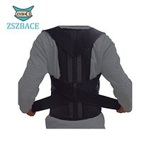 Premium Adjustable Upper Back Brace Posture Corrector and Clavicle Support Brace for Men and Women, Improve Bad Posture, Thoracic Kyphosis, Shoulder Alignment, Upper Back Pain Relief S-XXL (L)