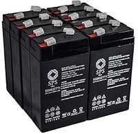 SPS Brand 6V 3.2 Ah Replacement Battery for Electromedics EEG (8 Pack)