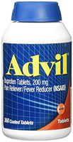 360 Advil Coated Tablets 200 Mg Pain Reliever