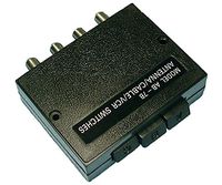 Philmore Deluxe High Isolation 3-Way Coaxial A/B Switch Fully Shielded with Zinc Die Cast Inner Case