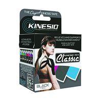 Fabrication Kinesio Tape, Tex Classic, 2" x 4.4 yds, Black, 1 Roll