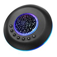 JUHOT White Noise Machine,Sleep Sound Machine for Babies,Kids and Adults with 28 Non-Looping Natural&Soothing Sounds and Colorful Starry Night Light,for Home,Office,Travel(2020 upgraded)