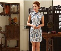 Best to Buy® (6-Pack) Knee-length Chinese Dragon and Phoenix Chinese Clothing (03)