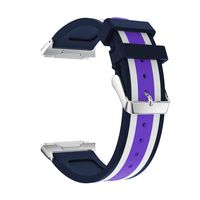 KaiCran Fashion Sport Watchband Sports Soft Silicone Replacement Sports Band For Fitbit Ionic (Purple)
