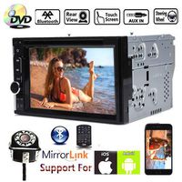 6.2 inch Car 2 Din Stereo HD Touch Screen Bluetooth and Rear Camera for Nissan Micra K12 2006-2010 Support USB Connect Mirror Link for Android & iOS