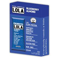 Lola Bar Probiotic Protein bar (Nathan 4ct) Blueberry Almond