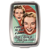 I Used To Give A Damn Novelty Pill Box Medication Vitamin Holder