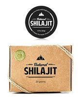 Natural Shilajit Resin 20gr (7% Fulvic Acid; 10.1% Humic Acid) - Top Quality Source of Organic, Plant-Based Nutrients for Energy, Weight Management, Libido and Vitality.