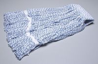 Ability One Quick Change Synthetic Strip Wet Mop Head, Blue 7920-01-513-3300 - 1 Each
