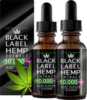 2 Pack Hemp Oil 10.000 MG. Anxiety Reducer. Pain Relief. Weight Management .Natural Sleep Aid. Helps Improve Nerve Health & Helps Regulate Metabolism. with Natural Mint Flavor.