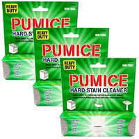 Pumice Heavy Duty Hard Stain Toilet Cleaner 3 Pack-Calcium, Lime, Rust, Hard Water