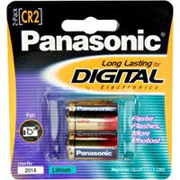 CR-2 Photo Lithium Battery Retail Pack - 2 Pack