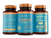 Best Turmeric Curcumin Supplement with BioPerine Black Pepper - Optimum Absorption, 95% Curcuminoids - Anti-Inflammatory & Antioxidant Supplements for Joint Support & Pain Relief - 60 Veggie Capsules