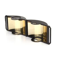 Cinhent Drone Accessories Kit, Remote Control Signal Extender Amplifier Antenna Range Booster for DJI Mavic AIR, Equipment Parts for RC Wifi Flying Quadcopter Toys (Gold)