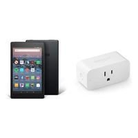 Fire HD 8 Tablet (8" HD Display, 32 GB, Black) with Amazon Smart Plug