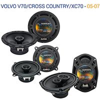 Compatible with Volvo V70/Cross Country/XC70 2005-2007 OEM Speaker Upgrade Harmony Speakers New