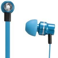 OMG Audio Noise Isolating Earbuds Earphones, Shockwave Blue