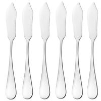 Butter Knife, Cheese Knife, Cheese Spreaders, AOOSY Cute Mini 5.91 inches Stainless Steel Kitchen Knives for Butter Sandwiches Cheese Breakfast,Packs Of 6 (Butter Knife in The Box)