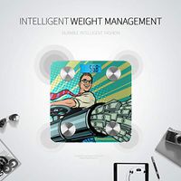 Business Concept Startup Businessmen Scales Bluetooth Body Scale Bodyfat Scale Tracks 8 Key Compositions Analyzer Sync with Fitness Apps 400 Lbs