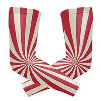 LEVEIS Japanese Flag Arm Sleeves UV Protection for Men Women Sunblock Protective Gloves Running Golf Cycling Driving Long Arm Cover 1 Pair