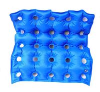 Medical Air Seat Inflatable Office Car Wheelchair Square Cushion Cushions Mattress with Pump - Anti Hip Decubitus Fatigue Prevent Bedsore ?Blue41cm 43cm