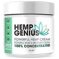 Hemp Genius Pain Relief Cream - Relieves Muscle, Joint Pain, Lower Back Pain, Knees, and Fingers - Inflammation - Hemp Extract Remedy - Hemp Oil with MSM - Arnica