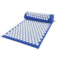 Makango Acupressure mat Yoga Nails, shiatsu Massage Pads, Back Body Pain Relief, Pillows, Pillows, Yoga mats, Multi-Color Optional (Color : C 1)