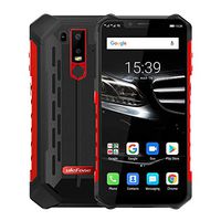 Rugged Phones Unlocked,Ulefone Armor 6E IP68 Waterproof Cell Phone Android 9 Helio P70 4GB+64GB 6.2 inch 19:9 FHD+ 5000mAh Dual Camera Global Dual 4G Fingerprint+Face Unlocked NFC GPS+Glonass (Red)
