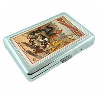 Metal Silver Cigarette Case Vintage Poster D-131 McFadden's Flats an Awful Bump