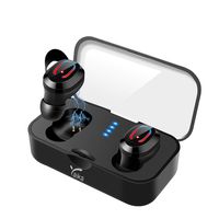 Ipx4 Waterproof Bluetooth 5.0 True-Wireless Earbuds Sports Headphones with Microphone in-Ear Headset Earphones with Noise Cancelling Hi-Fi Stereo for Android iOS