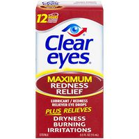 Clear Eyes Maximum Redness Relief Eye Drops 0.50 oz (Pack of 5)
