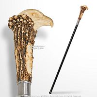 39" Eagle Handle Steel Walking Stick Gentleman's Cane