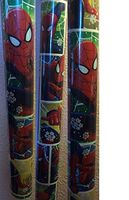 Marvel Ultimate Spider-Man Extra Wide Gift Wrapping paper Measures 70 Sq Ft Made in the USA!