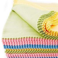 Yevison 100 Pcs Microfiber Mixed Color Screen Camera Lens Glasses Square Cleaning Cloth Durable and Useful