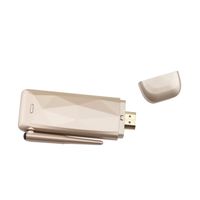 HIOTECH Wireless WIFI HDMI Display Receiver - HD Video TV Dongle Converter [No Need Any App] Support Android/iOS/Windows Above 8.1 System (Please Read Carefully Product Introduction) (Gold)