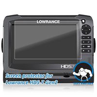 Tuff Protect Clear Screen Protectors for Lowrance HDS-7 Gen2 Touch Fish Finder Screen