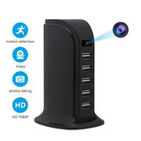 WiFi Hidden Spy Camera Charger with 5-Port USB,Full HD 1080P Security Camera for Home/Office-Upgarded