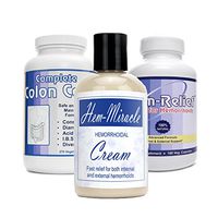 Complete Hemorrhoids Care – The only Comprehensive Approach That addresses Both The Cause and The Symptoms Related to Hemorrhoids. Contains Hem Miracle Cream, Hem-Relief and Complete Colon Care.