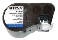 Brady - M-125-490 - 1H x 1-3/4W Black on White Self Laminating Polyester Cartridge Label