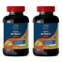 Weight Management for Women - NONI Extract 500 Mg - noni Skin Food Supplement - 2 Bottles (120 Capsules)