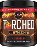 Fire Science Nutrition Torched: Natural Pre Workout – Powerful Preworkout Supplement Increases Power, Focus, Endurance and Boosts Energy + Nitric Oxide with No Jitters or Crash - Watermelon