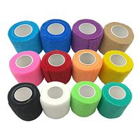 DE Sports Pre-Wrap,12 Pieces Rainbow Pack of Athletic Tape for Sports,Wrist,Ankle