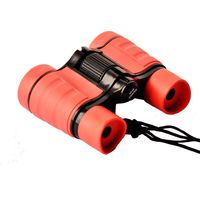 Mike 4X30 Plastic Binoculars Telescope, Birthday Gift Toy Binoculars Party Favors for Kids Outdoor Red Colour