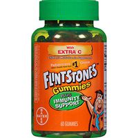 Flintstones Gummies Children's Multivitamin plus Immunity Support, Children’s Multivitamin Supplement including Vitamins A, C, E and Zinc, 60 Count