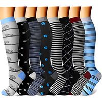 CHARMKING Compression Socks 15-20 mmHg is BEST Graduated Athletic & Medical for Men & Women Running, Travel, Nurses, Pregnant - Boost Performance, Blood Circulation & Recovery(Small/Medium,Assorted12)