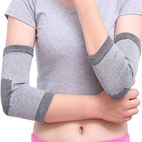Compression Tennis Elbow Brace Support - Luwint Breathable Elbow Sleeve for Golf Basketball Sports Weightlifting Arthritic, 1 Pair