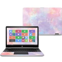 Mightyskins Skin Compatible with Hp Pavilion X360 14" (2017) - BeYouTiful | Protective, Durable, and Unique Vinyl Decal Wrap Cover | Easy to Apply, Remove, and Change Styles | Made in The USA