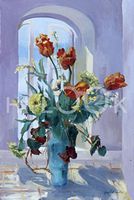 Hi-Look Microfiber Cleaning Cloth - Tulip at Window